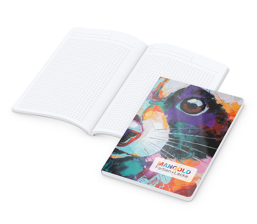 Notizbuch "Flexx-Book" in A5 mit 192 Seiten und runden Ecken bei Schuler Werbeartikel